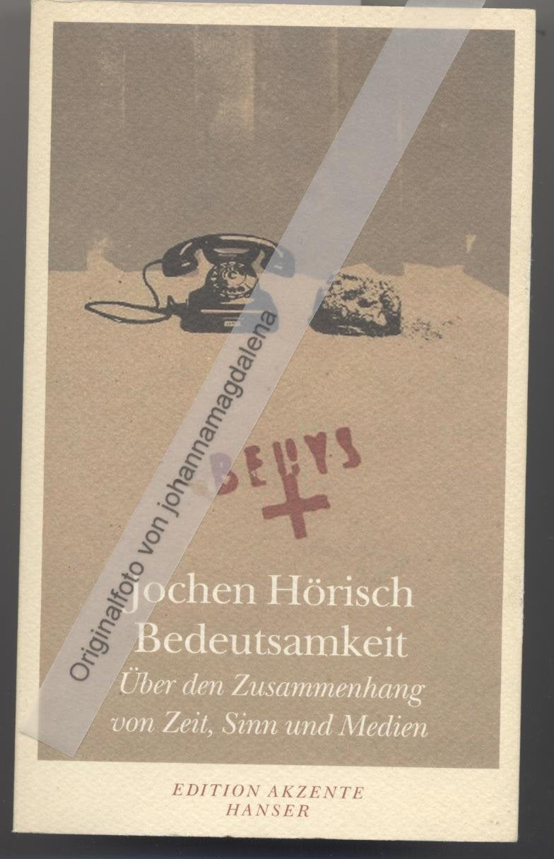 Bedeutsamkeit: Über den Zusammenhang von Zeit, Sinn und Medien Contemporary literature