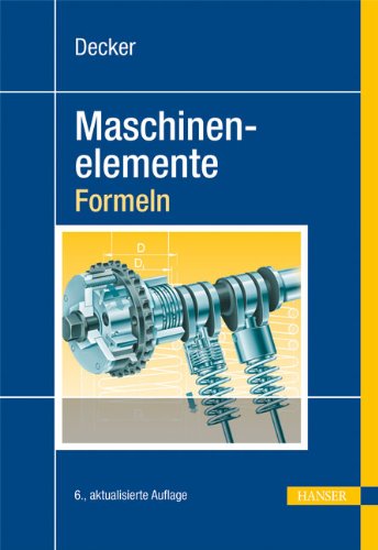 Product Image: Decker Maschinenelemente - Formeln