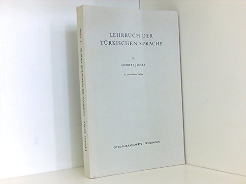 Lehrbuch der türkischen Sprache. Books