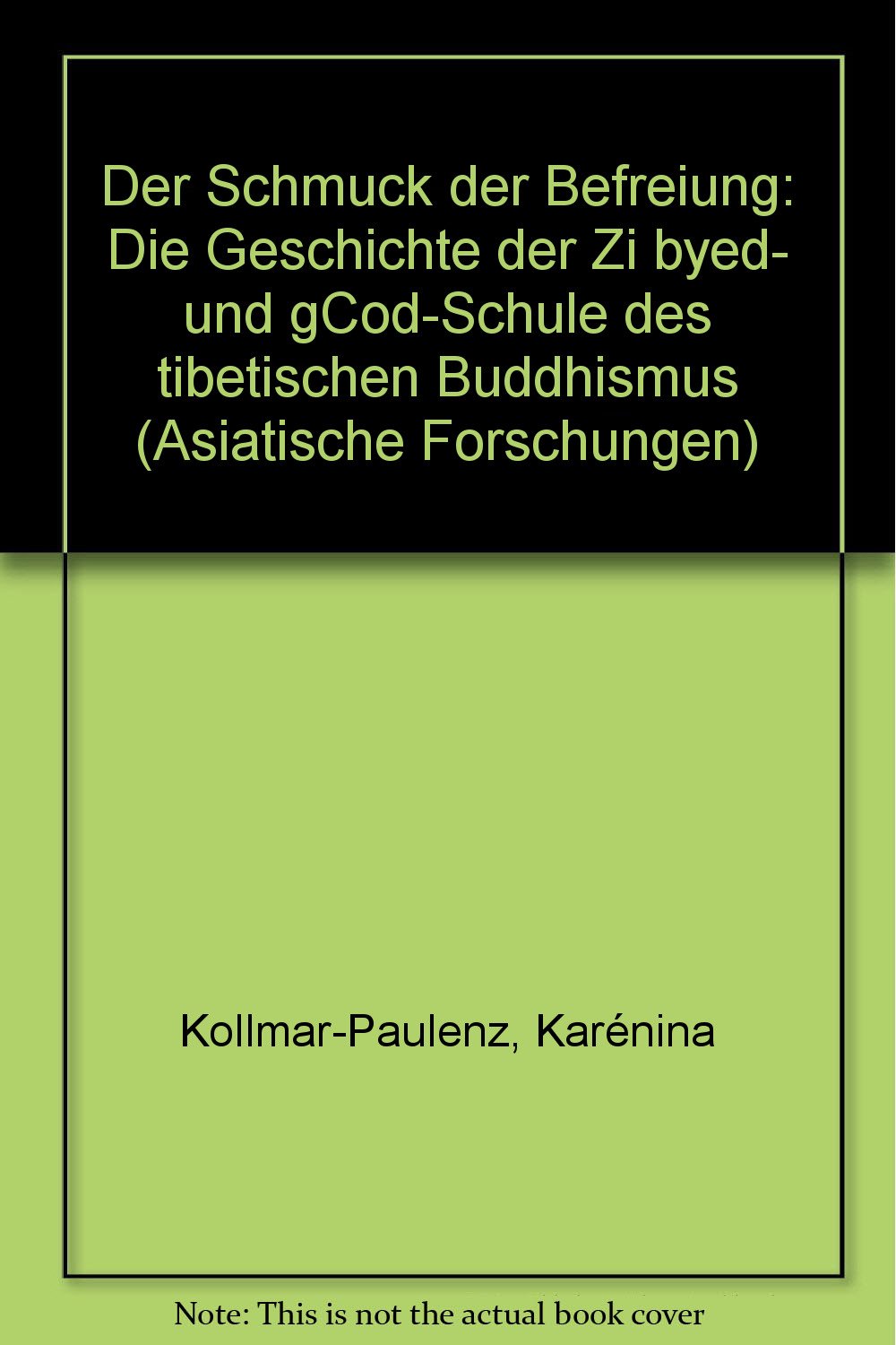 Der Schmuck der Befreiung: Die Geschichte der Zi byed- und gCod-Schule des tibetischen Buddhismus (Asiatische Forschungen, Band 125) Religion & Esotericism