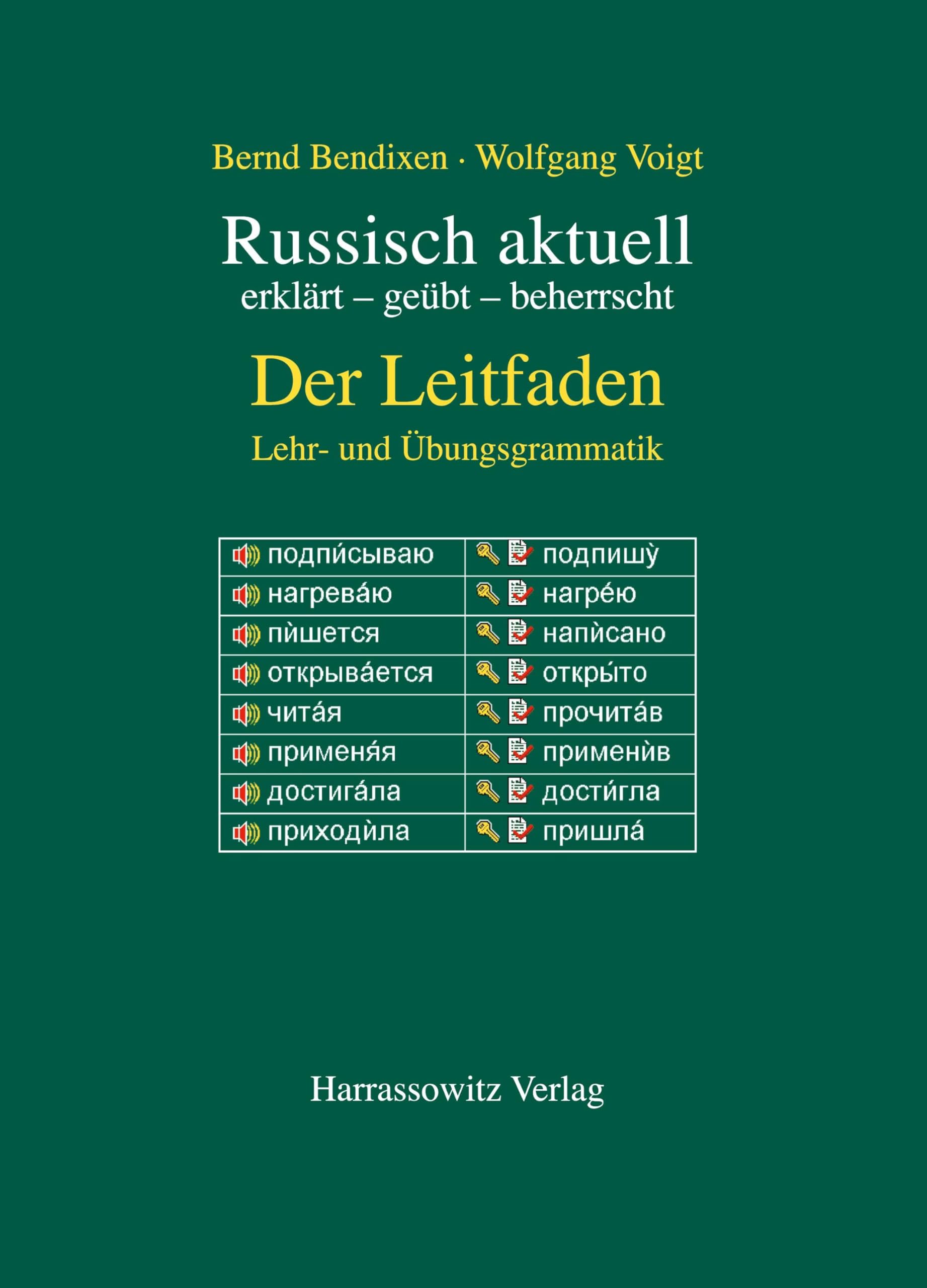 Russisch aktuell / Der Leitfaden. Lehr- und Übungsgrammatik: erklärt - geübt - beherrscht (Russisch aktuell: erklärt - geübt - beherrscht) Social Sciences