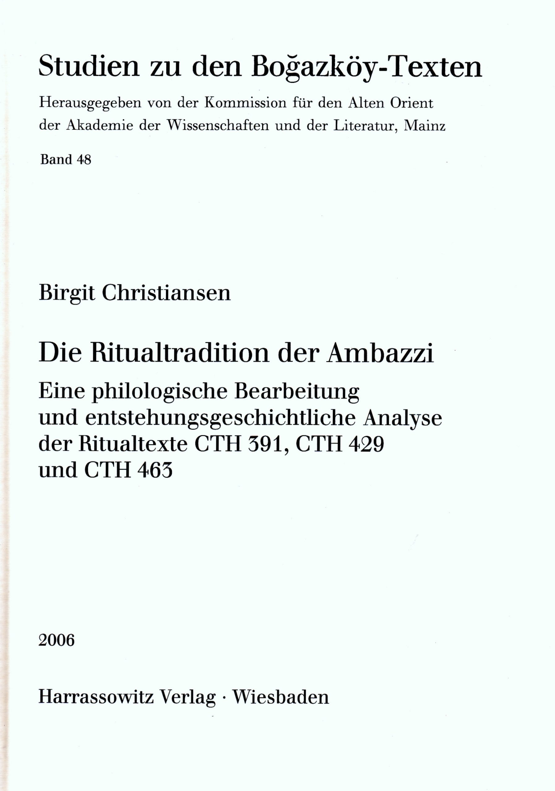 Die Ritualtradition der Ambazzi Social Sciences Books