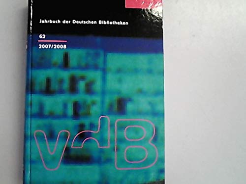 Jahrbuch der Deutschen Bibliotheken: 2007/2008 Law