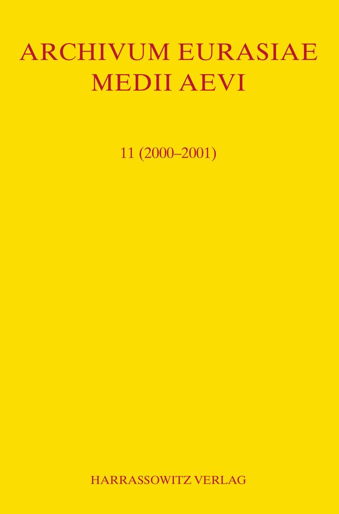 Archivum Eurasiae Medii Aevi 11 (2000-2001) Law