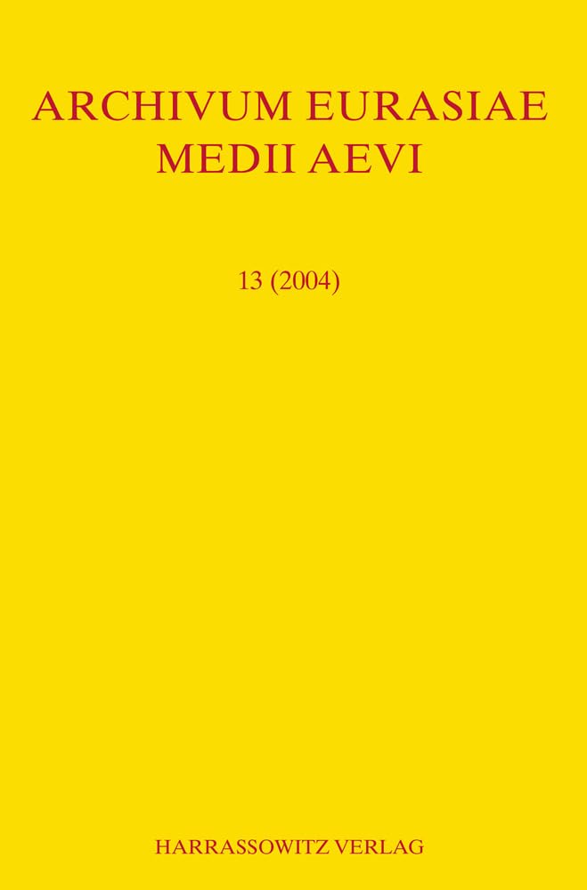 Archivum Eurasiae Medii Aevi 13 (2004) Law