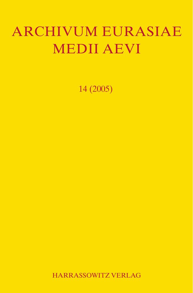 Archivum Eurasiae Medii Aevi 14 (2005) Law