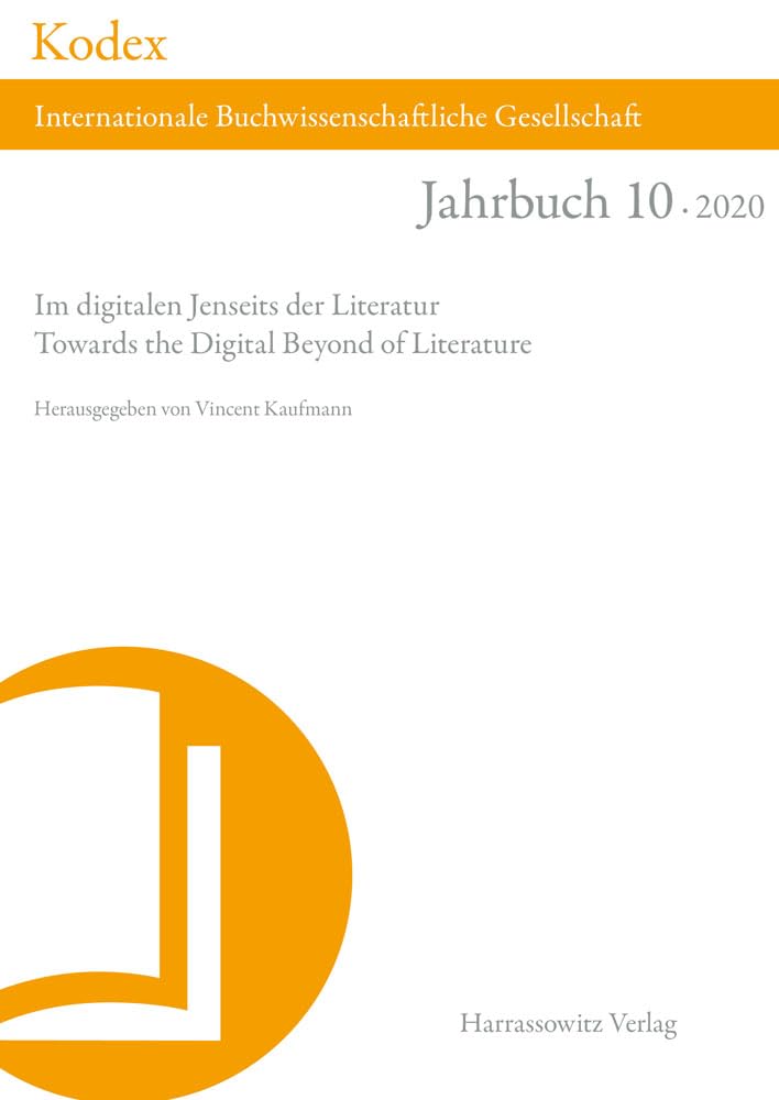 KODEX 10 (2020): Im digitalen Jenseits der Literatur book