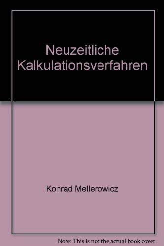 Neuzeitliche Kalkulationsverfahren Business, Finance & Career