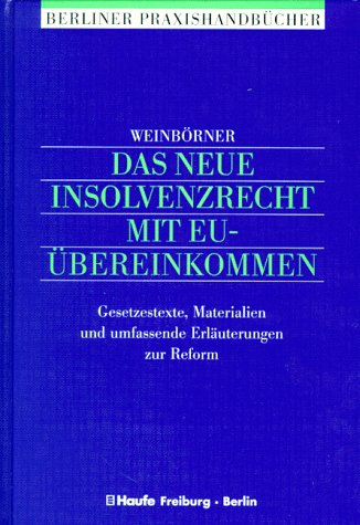 Das neue Insolvenzrecht mit EU-Übereinkommen Law