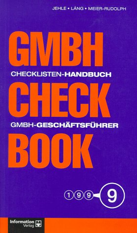 Product Image: Checklisten-Handbuch GmbH-Geschäftsführer '99