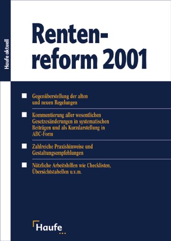Rentenreform 2001/2002 Law