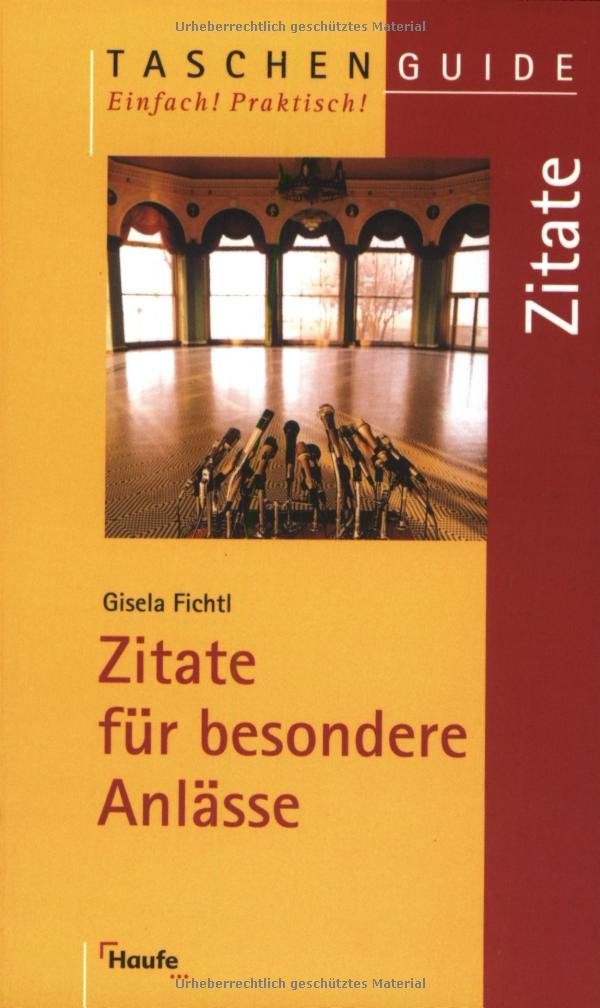 Zitate für besondere Anlässe (Taschenguide) Business, Finance & Career