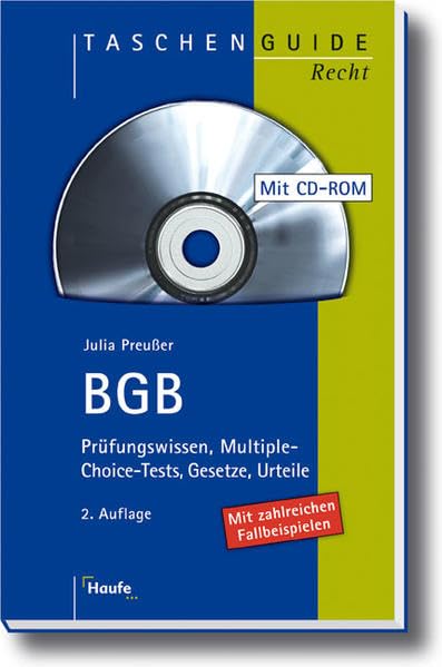 BGB Basiswissen: Gesetze, Arbeitshilfen, Musterverträge auf CD-ROM. (Taschenguide) Law