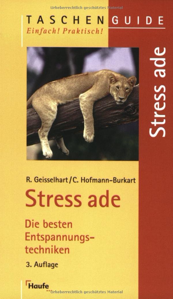 Stress ade: Die besten Entspannungstechniken (Taschenguide) Business, Finance & Career