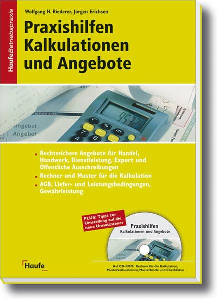 Praxishilfen Kalkulationen und Angebote, m. CD-ROM book