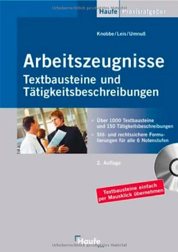 Arbeitszeugnisse, m. CD-ROM Law Books