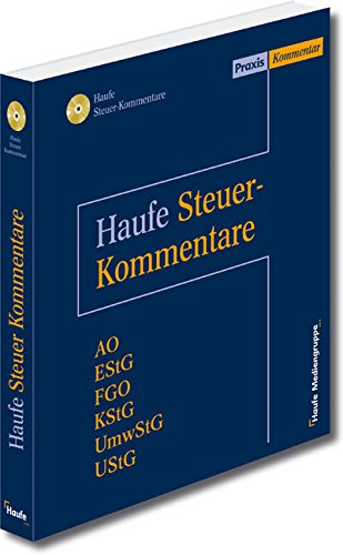 Haufe Steuer-Kommentare auf DVD: AO, EStG, FGO, KStG/UmwStG, UStG Law
