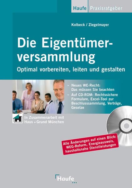 Die Eigentümerversammlung: Optimal vorbereiten, leiten und gestalten (Haufe Praxisratgeber) Law