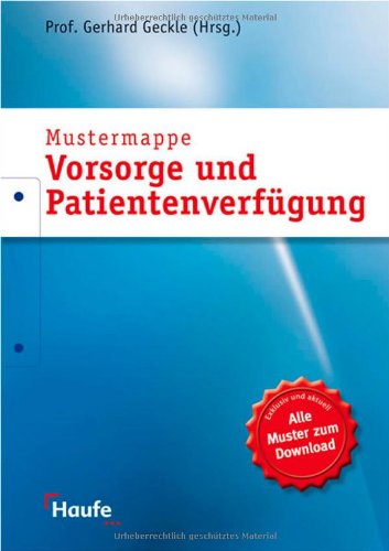 Mustermappe Vorsorge und Patientenverfügung Business, Finance & Career