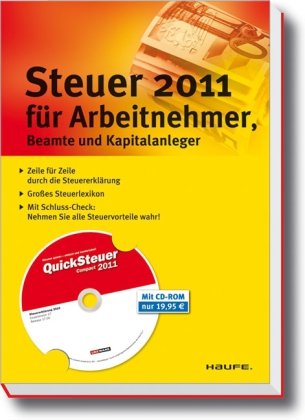 Steuer 2010 für Arbeitnehmer, Beamte und Kapitalanleger: Mit Software "QuickSteuer Compact 2010" Business, Finance & Career
