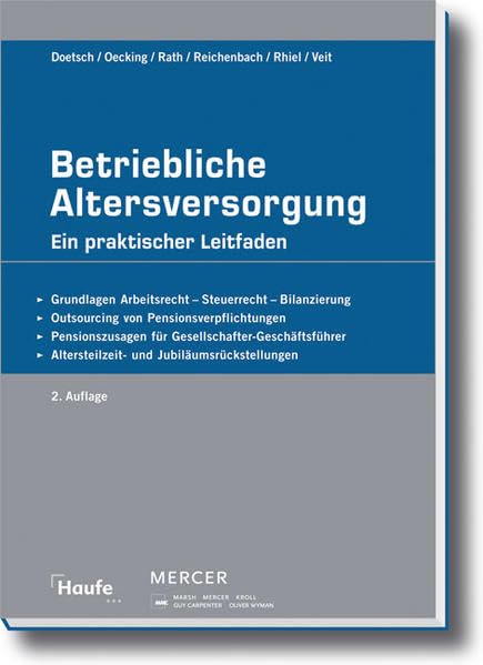Betriebliche Altersversorgung: Ein praktischer Leitfaden (Haufe Fachpraxis) Business, Finance & Career