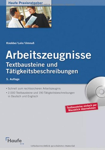 Arbeitszeugnisse: Textbausteine und Tätigkeitsbeschreibungen Law