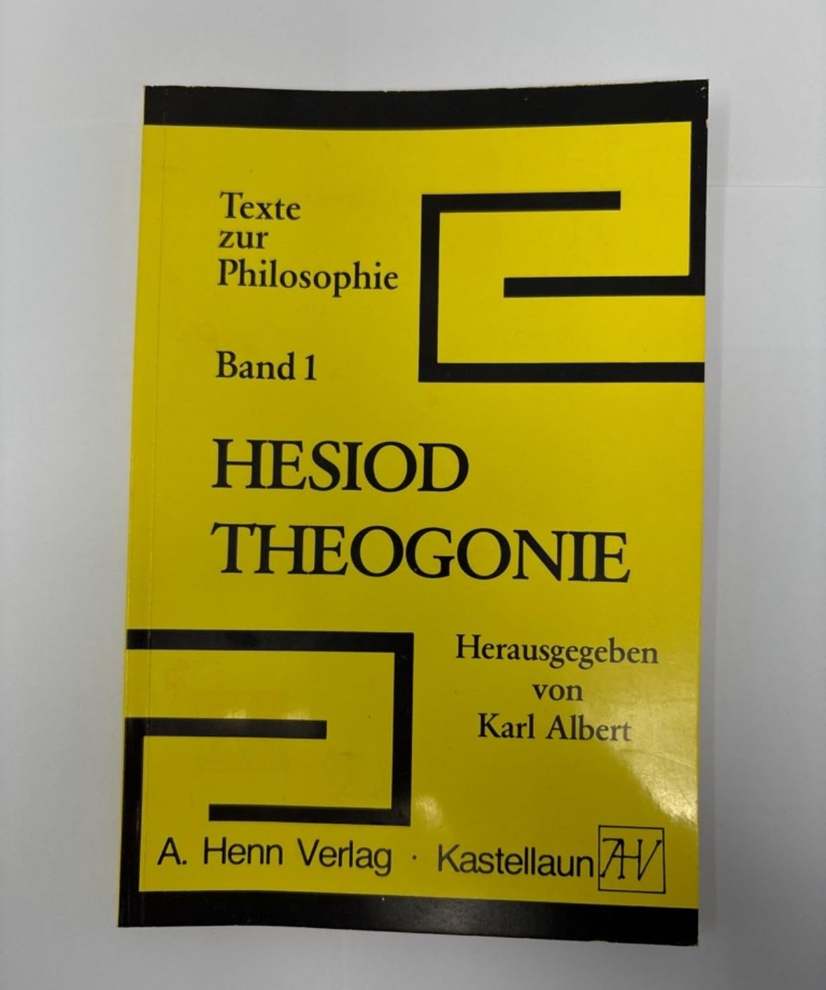 Theogonie. Hrsg., übersetzt und erläutert von Karl Albert. Books