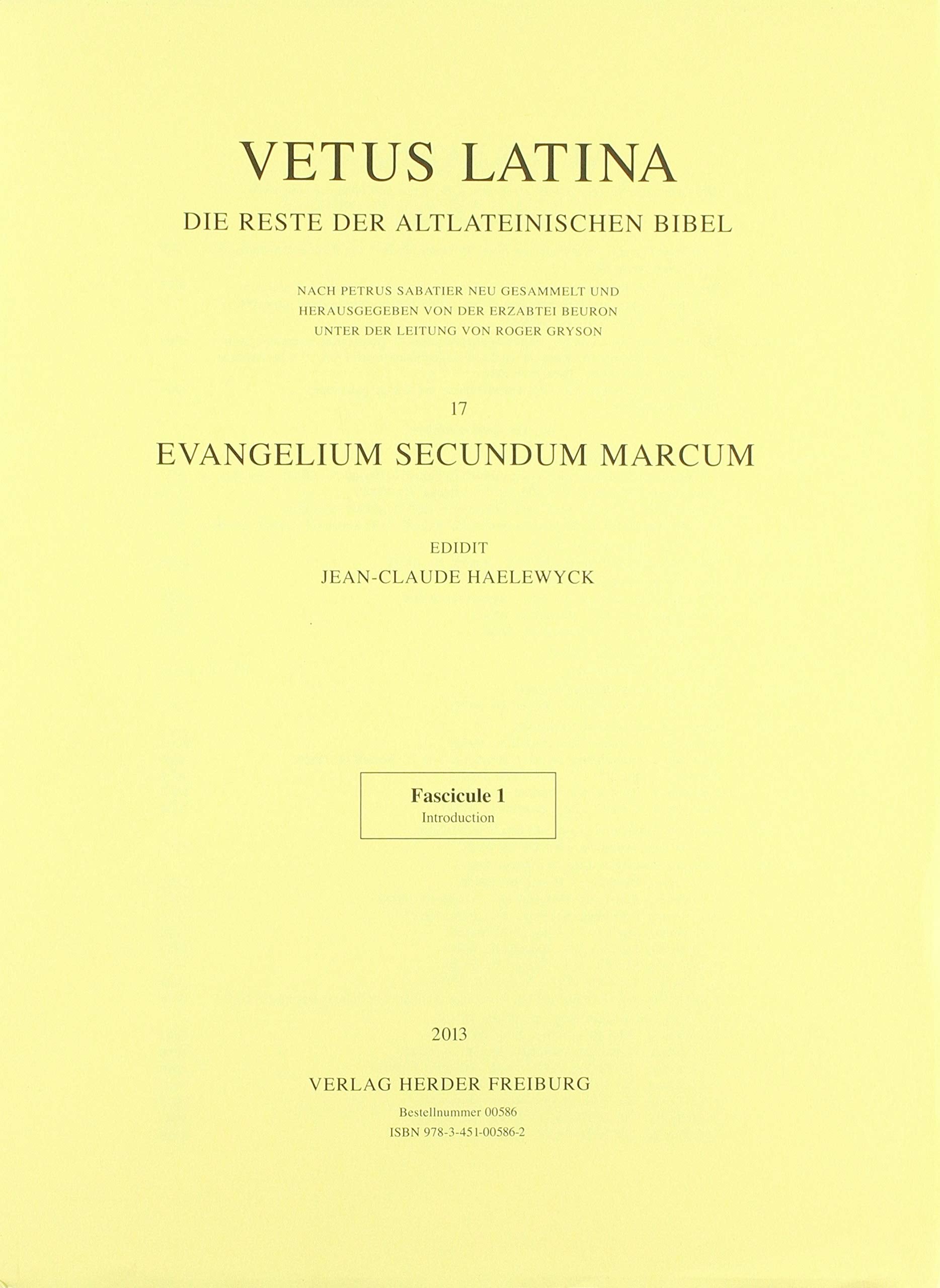 Bd.17 : Evangelium secundum Marcum Books