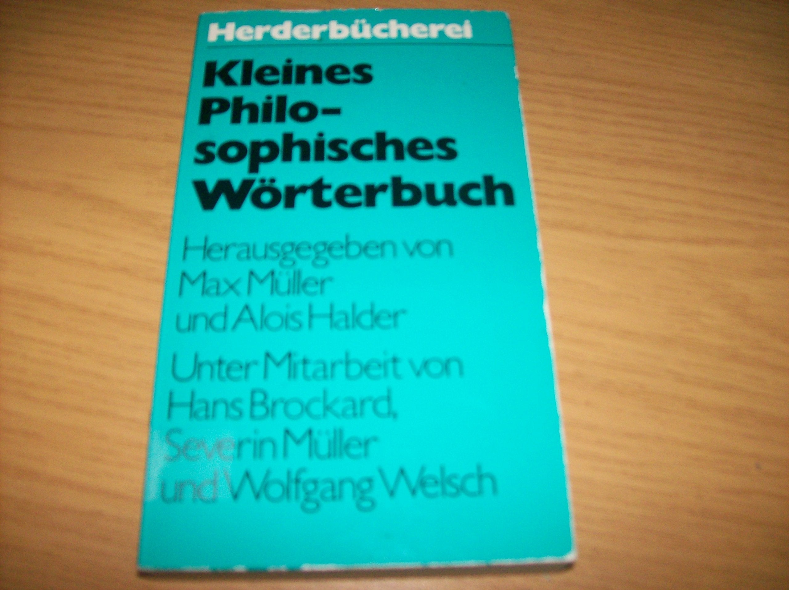 Kleines philosophisches Wörterbuch Philosophy