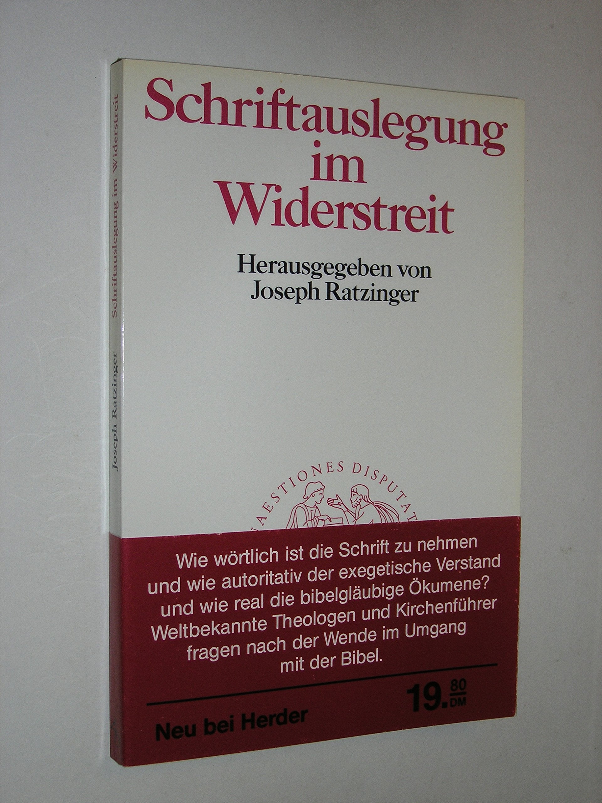 Schriftauslegung im Widerstreit Books