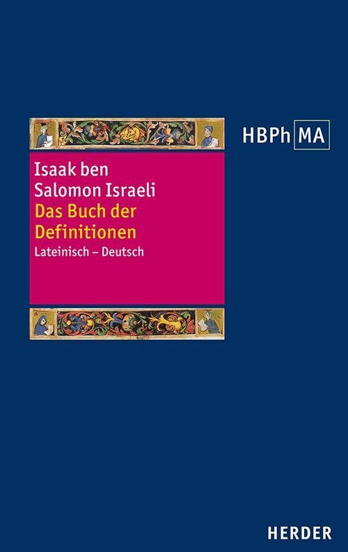 Liber de definitionibus. Das Buch der Definitionen Philosophy
