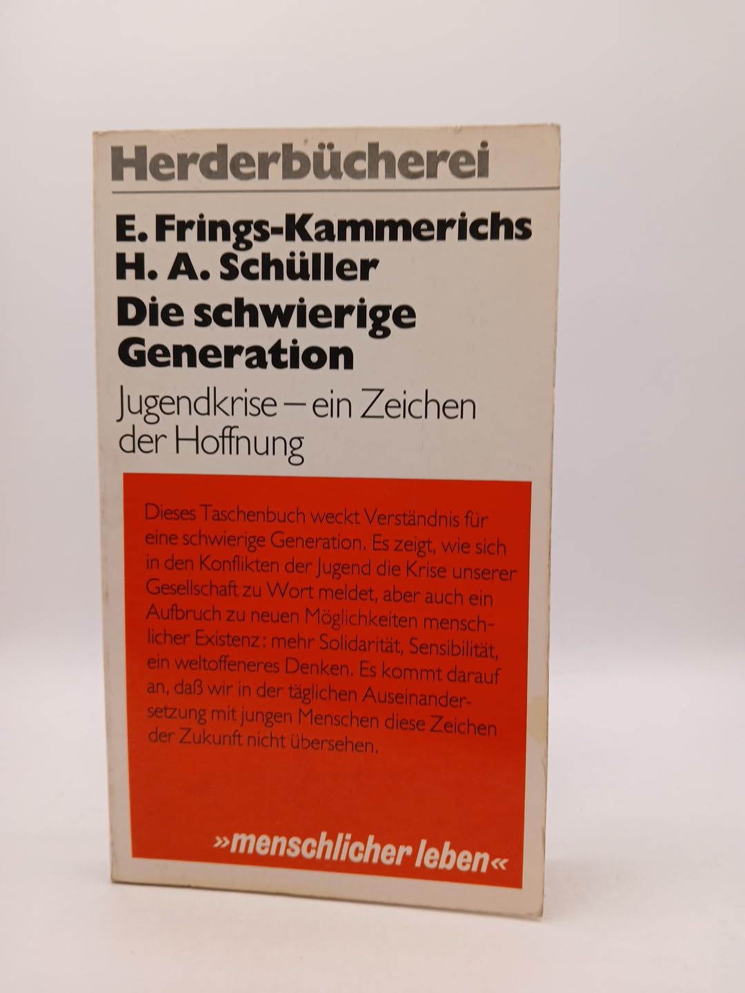 Die schwierige Generation. Jugendkrise, ein Zeichen der Hoffnung? Social Sciences