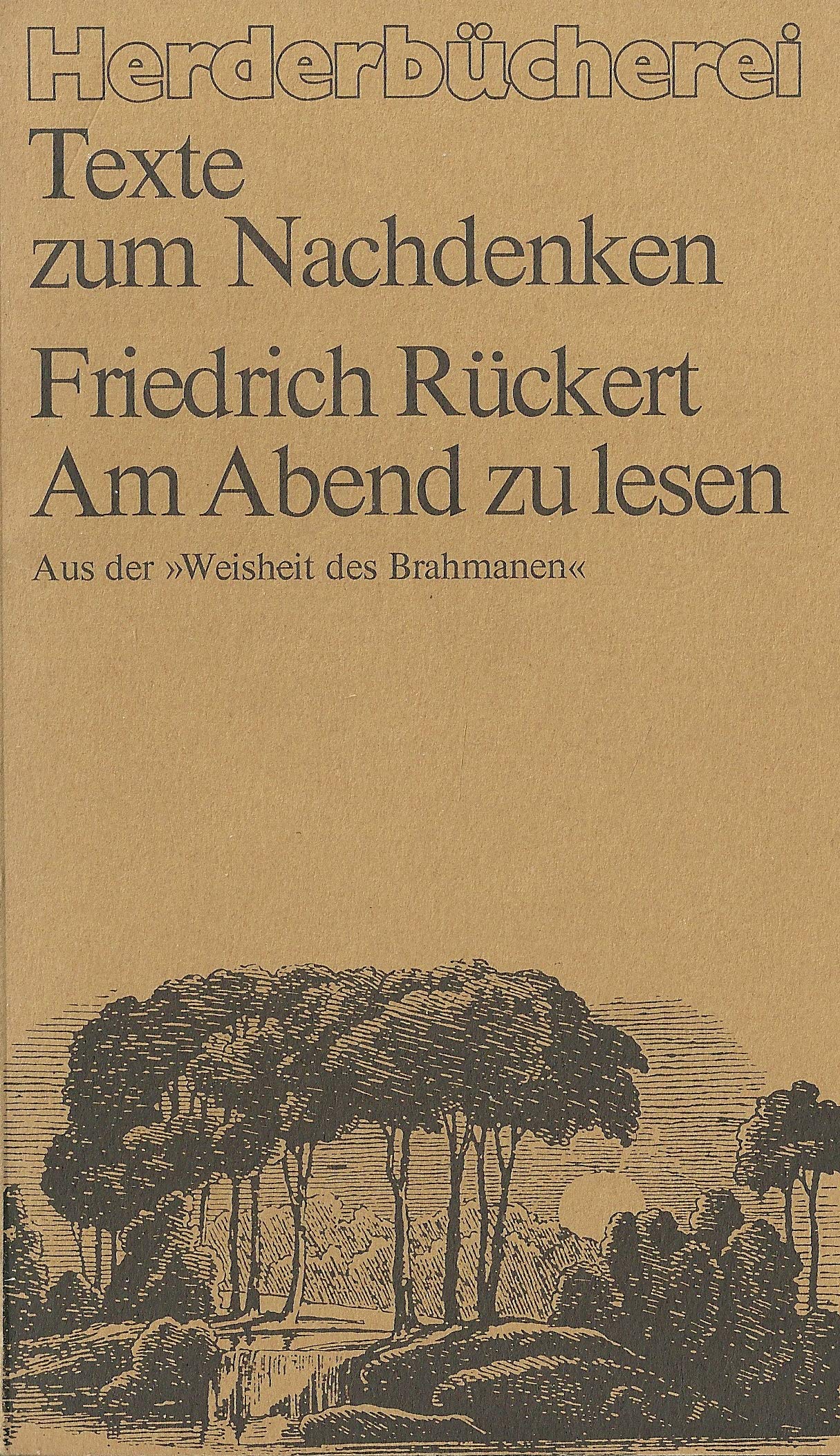 Am Abend zu lesen. Aus der Weisheit des Brahmanen. Books
