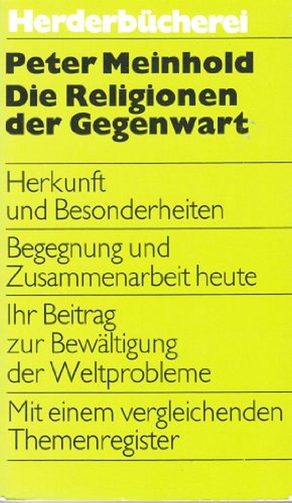 Die Religionen der Gegenwart Books