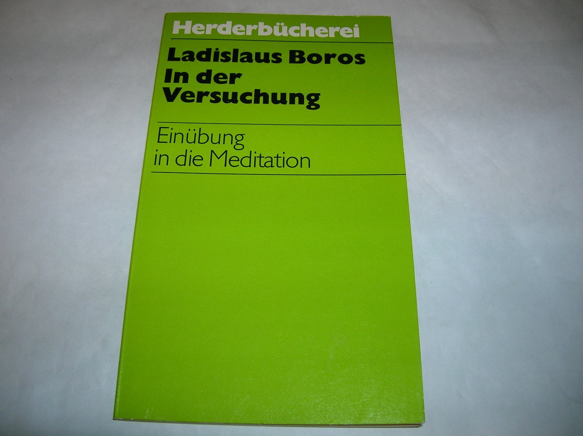 In der Versuchung. Einübung in die Meditation. Books