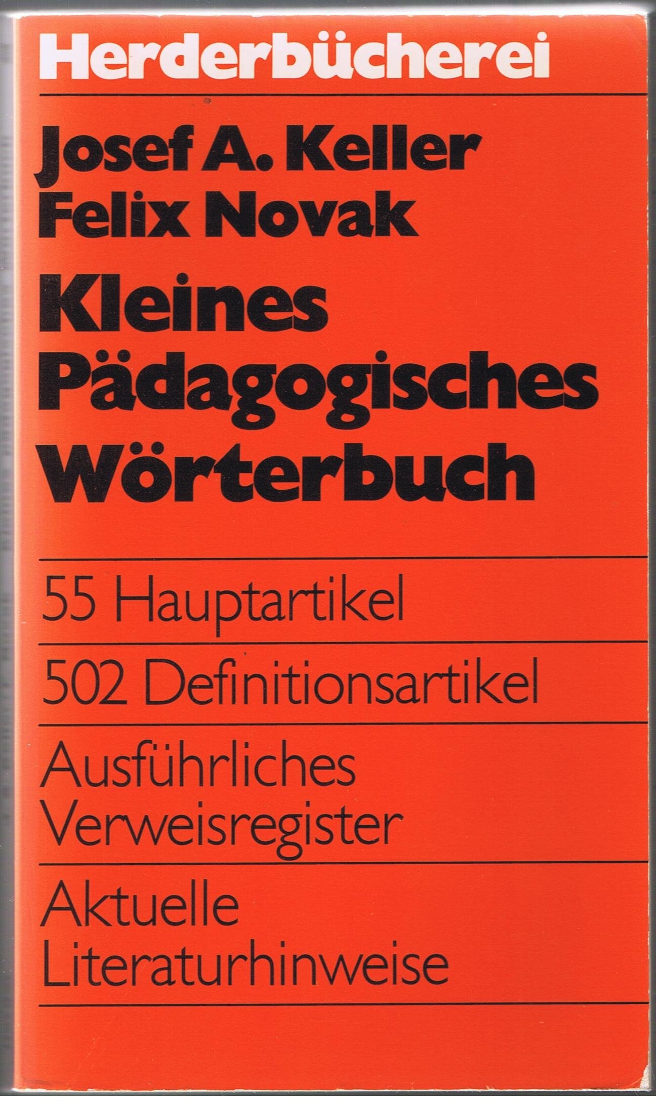 Kleines Pädagogisches Wörterbuch. (7182 511). Learning & Reference