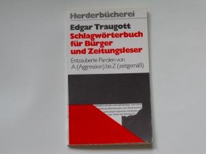 Schlagwörterbuch für Bürger und Zeitungsleser Politics & History