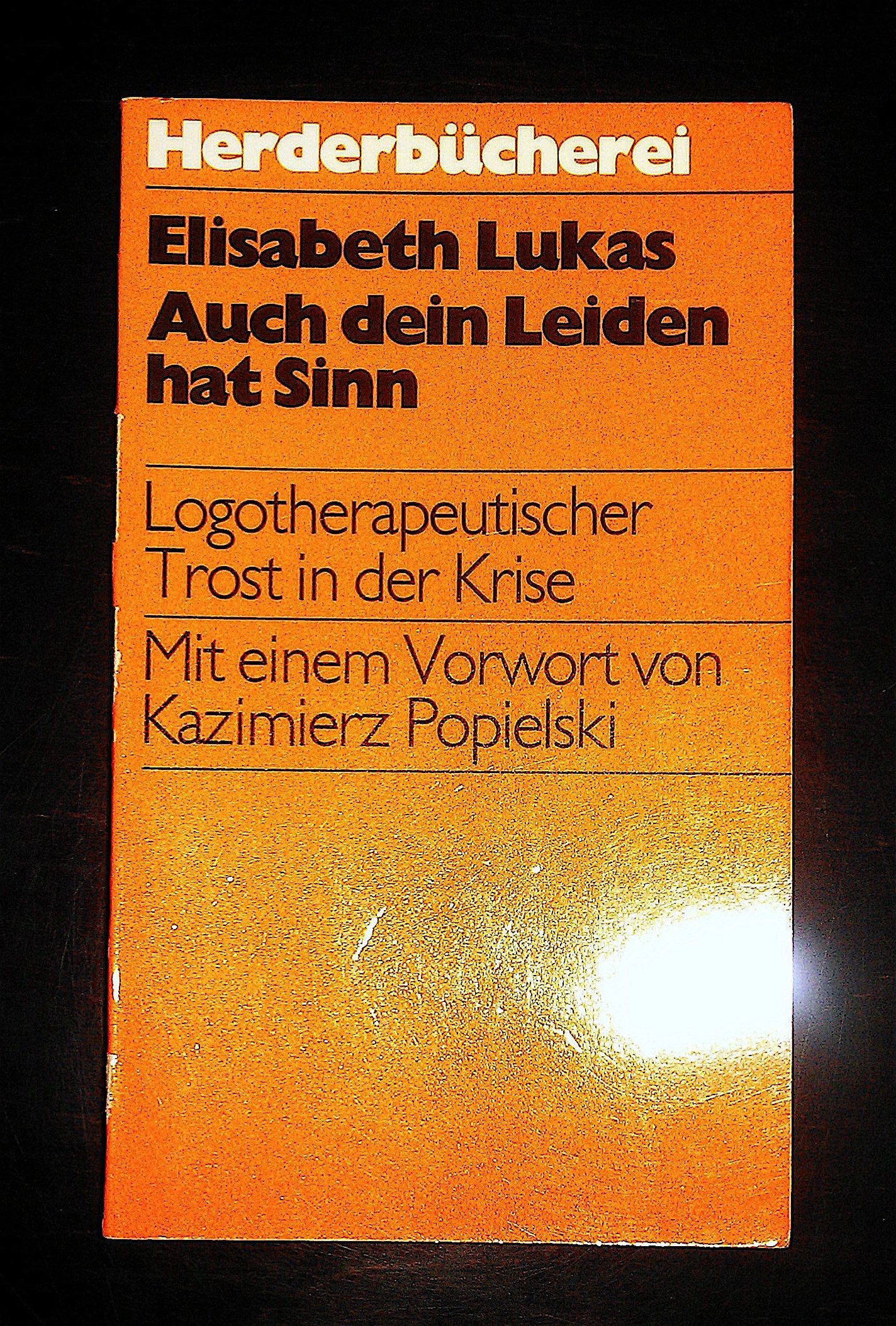Auch dein Leiden hat Sinn. Logotherapeutischer Trost in der Krise. Psychology