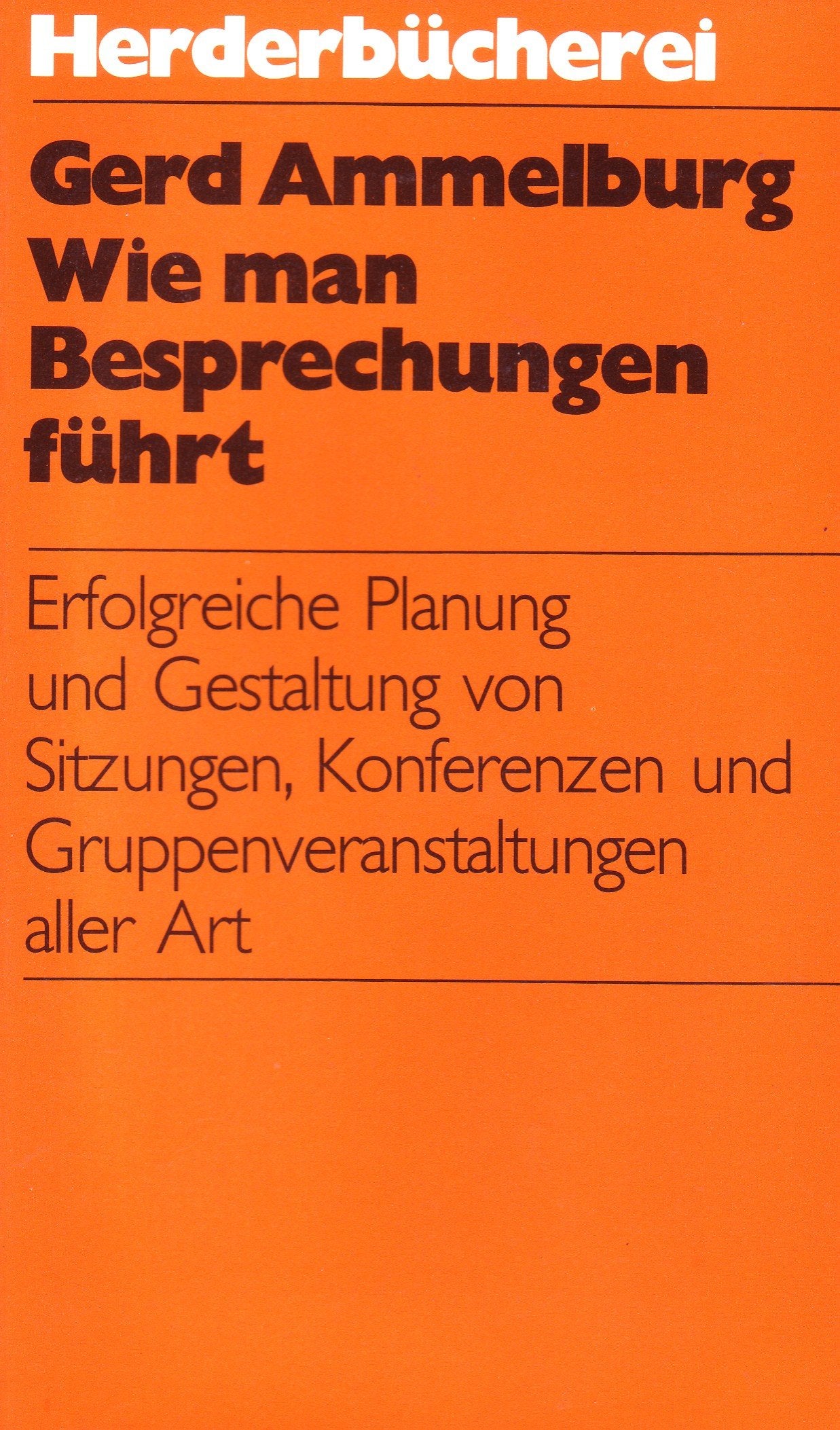 Wie man Besprechungen führt Books