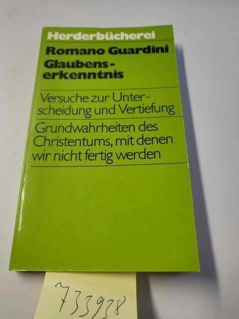 Glaubenserkenntnis. Versuche zur Unterscheidung und Vertiefung. Religion & Esotericism