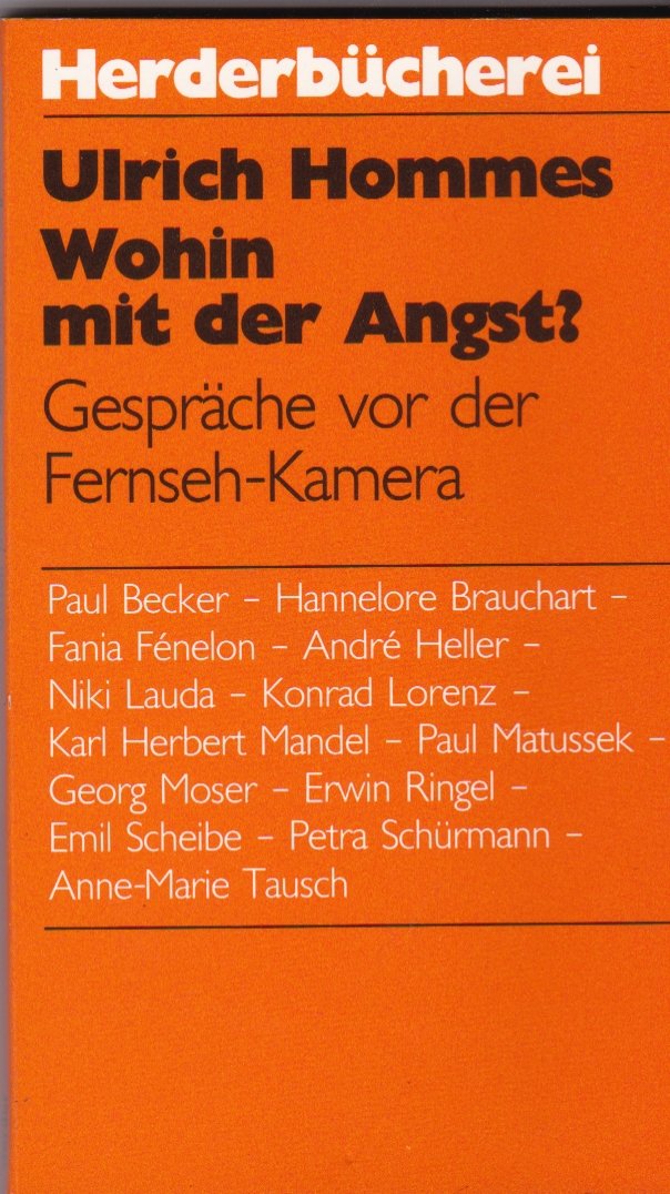Wohin mit der Angst?. Gespräche vor der Fernsehkamera Health, Nutrition & Fitness