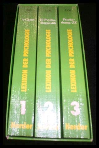 Lexikon der Psychologie (Herderbücherei) Books