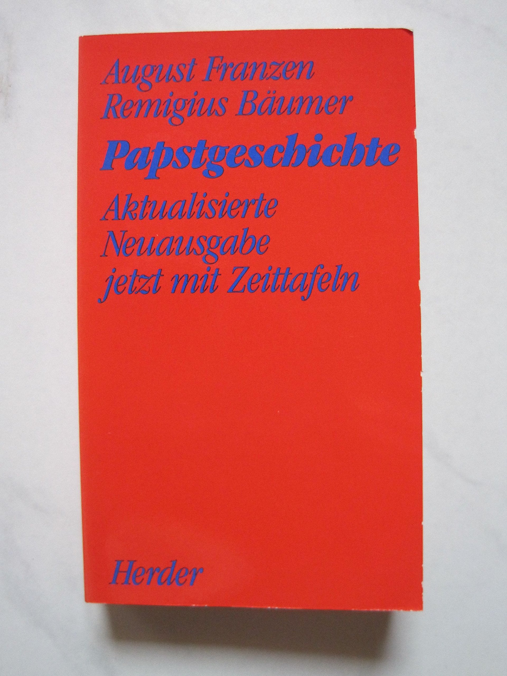 Papstgeschichte. Second hand books on Religion & Esotericism
