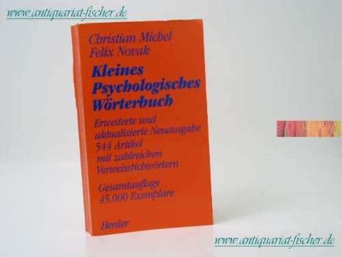 Kleines Psychologisches Wörterbuch (6692 370). Psychology