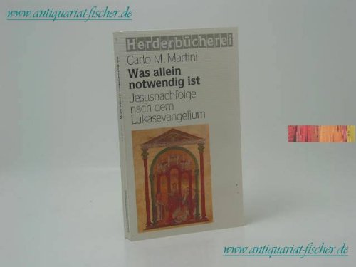 Was allein notwendig ist Books