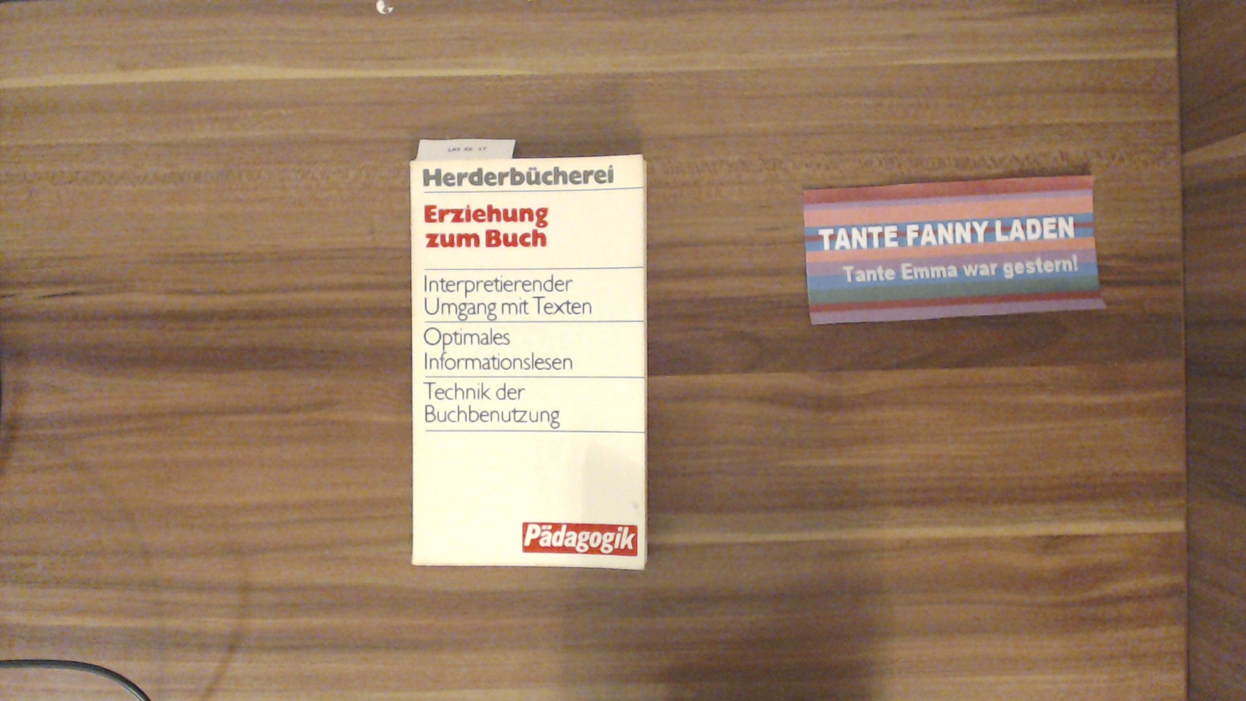 Product Image: Erziehung zum Buch.