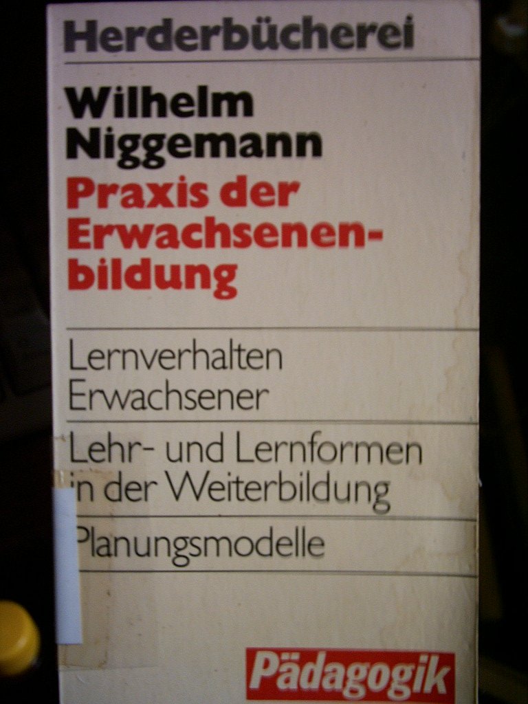 Praxis der Erwachsenenbildung. Books