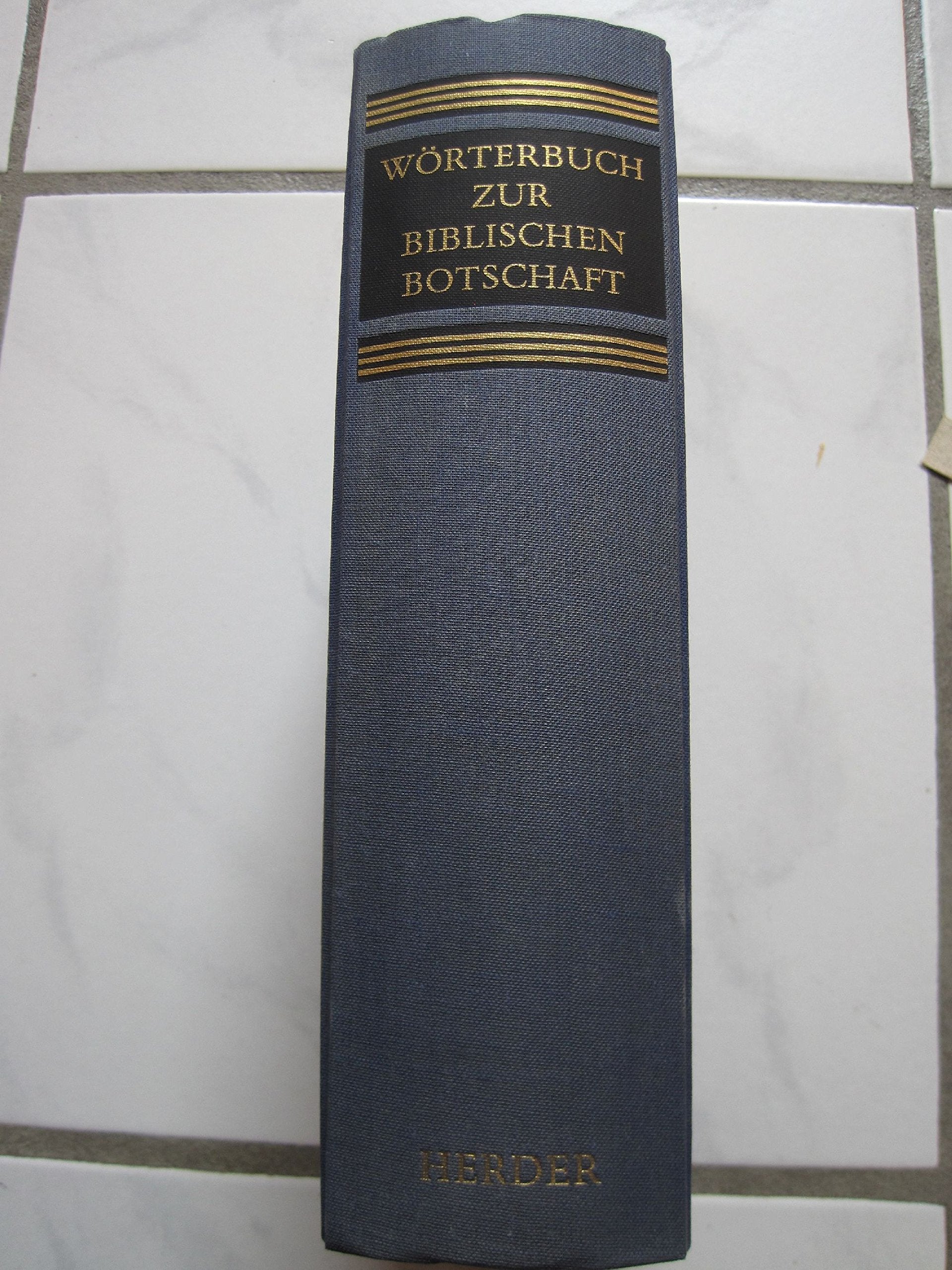 Product Image: Wörterbuch zur biblischen Botschaft