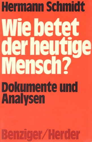 Wie betet der heutige Mensch? Books