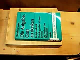 Die Aufgabe, Gott zu denken Philosophy